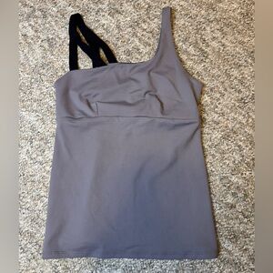 ALO Yoga Repose tank in purple dusk